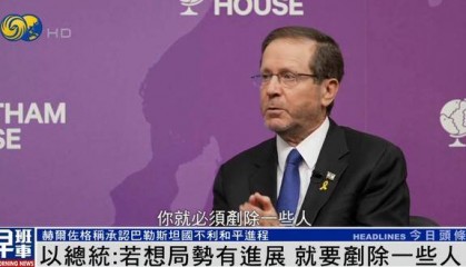 以总统谈袭击卡塔尔首都,称“若想局势有进展,就要铲除一些人”