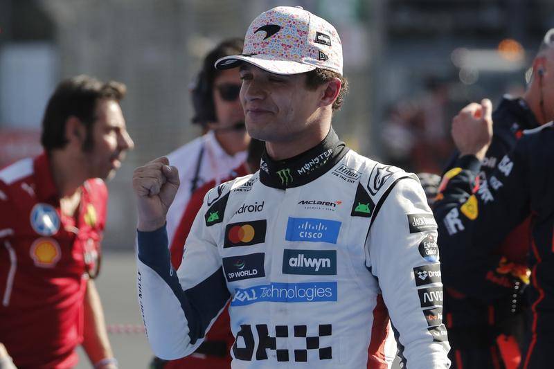 F1车手积分榜：诺里斯反超皮亚登顶 维斯塔潘落后36分